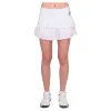 Badu Crew Pleated Bidi Skirt White
