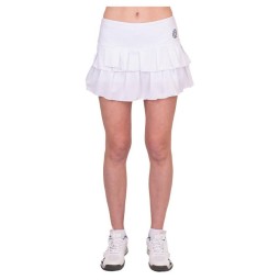 Badu Crew Pleated Bidi Skirt White