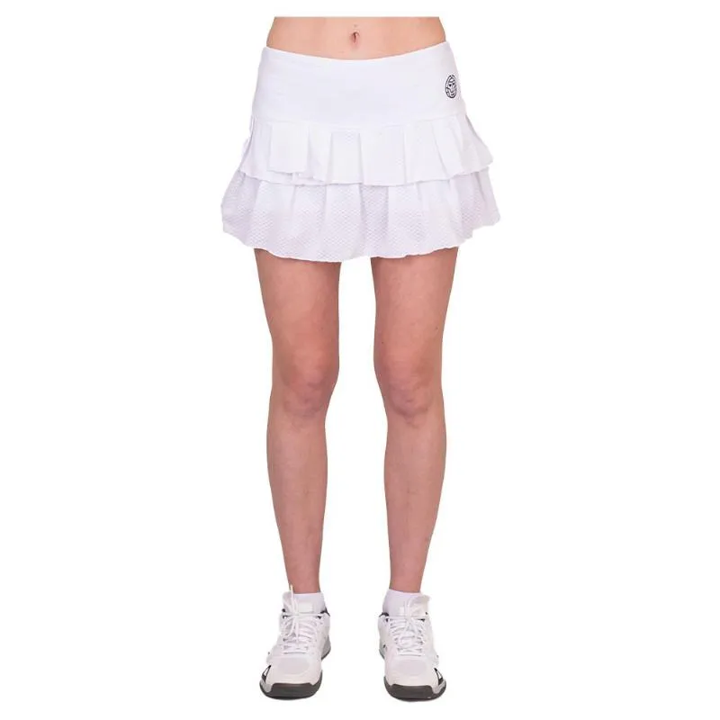 Badu Crew Pleated Bidi Skirt White