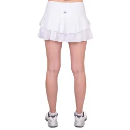Badu Crew Pleated Bidi Skirt White
