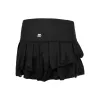 Badu Crew Pleated Bidi Skirt Black