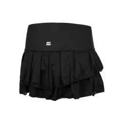 Badu Crew Pleated Bidi Skirt Black