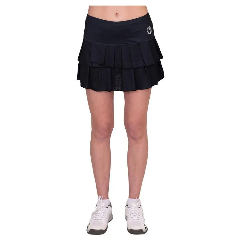 Badu Crew Pleated Bidi Skirt Black