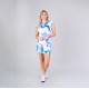 Falda Bidi Badu Inaya Azul Rosa - Barata Oferta Outlet