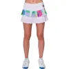 Falda Bidi Badu Kaleido Pleated Blanco Mix