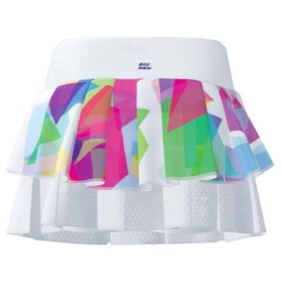 Falda Bidi Badu Kaleido Pleated Blanco Mix Junior