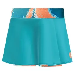 Falda Bidi Badu Melbourne Printed Wavy Petroleo Naranja