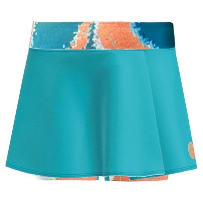Falda Bidi Badu Melbourne Printed Wavy Petroleo Naranja