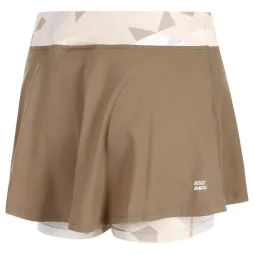 Falda Bidi Badu Paris Printed Wavy Marron Beige Junior