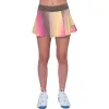 Falda Bidi Badu Spectrum Printed Wavy Marron Amarillo