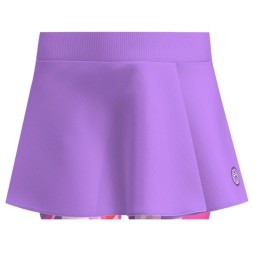 Falda Bidi Badu Spike Printed Wavy Lila Rosa