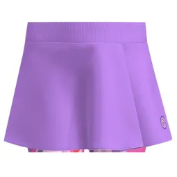 Falda Bidi Badu Spike Printed Wavy Lila Rosa