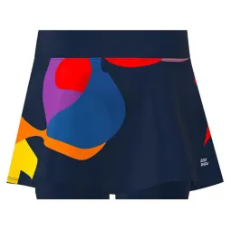 Bidi Badu Twiggy Printed Wavy Dark Blue Mix Skirt