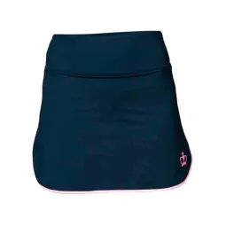 Black Crown Monopoli Skirt Pink Blue