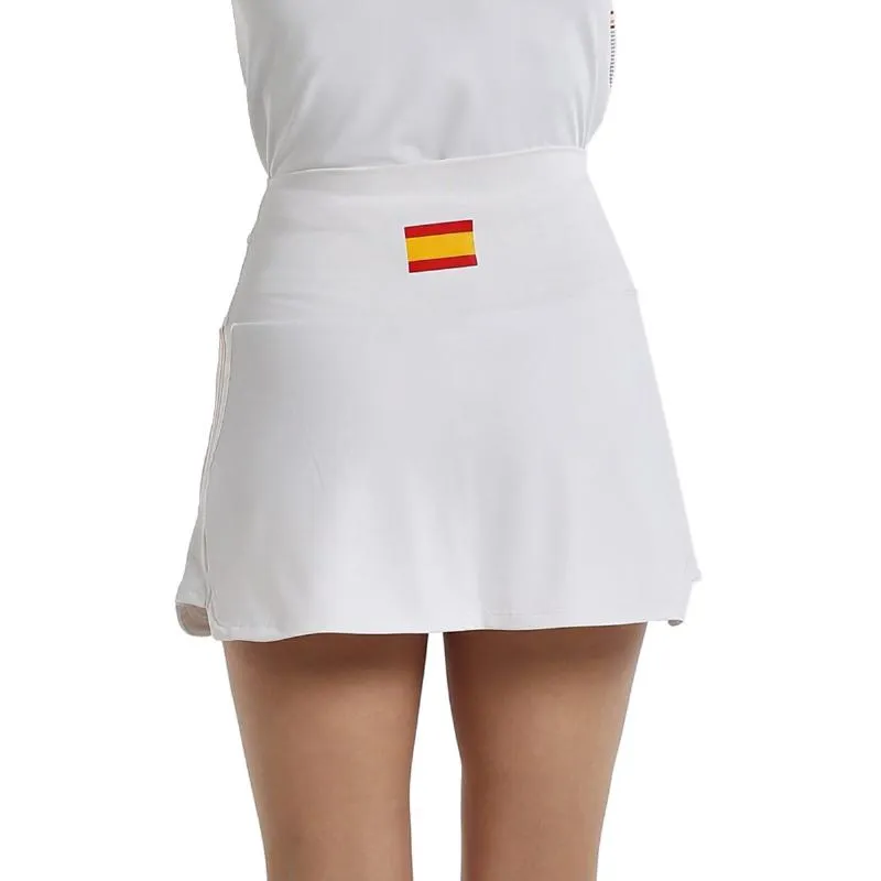 Bullpadel FEP Furd White Skirt