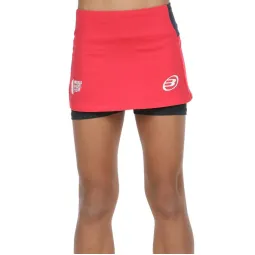 Skirt Bullpadel WPT Resoba Carmesi Fluor Junior