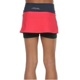 Skirt Bullpadel WPT Resoba Carmesi Fluor Junior