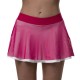 Falda Drop Shot Azalea Rosa Blanco