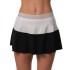 Falda Drop Shot Luna Blanco Negro