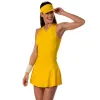 Falda Drop Shot Sol Amarillo