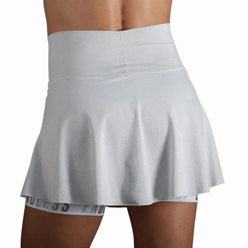 Falda Endless Chill Plata