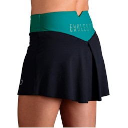 Endless Diamond Skirt Petroleo Black