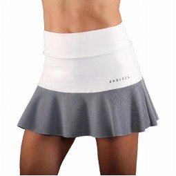 Falda Endless Lace Blanco Plata