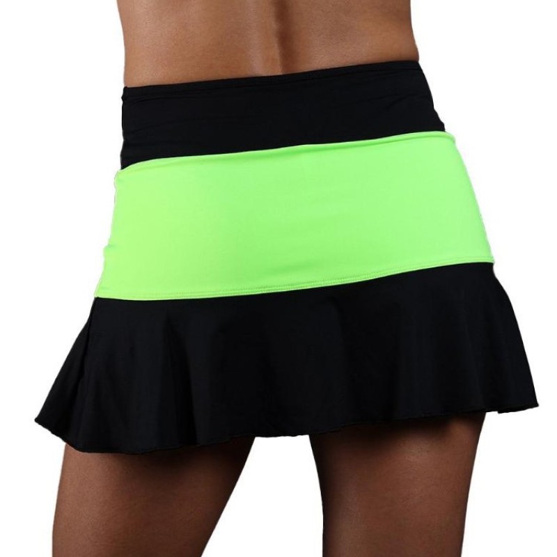 Falda Endless Lace Negro Verde - Barata Oferta Outlet