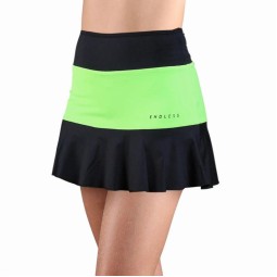Falda Endless Lace Negro Verde Junior