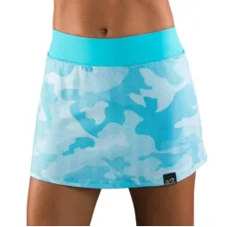 Falda Endless Minimal Print Camuflaje Azul