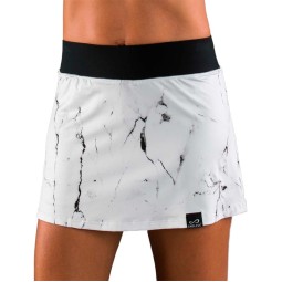 Falda Endless Minimal Print Marmon Blanco