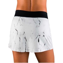 Falda Endless Minimal Print Marmon Blanco