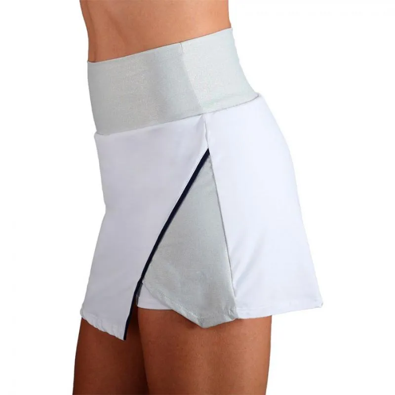 Endless Zephyr Skirt White Silver