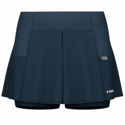 Falda Head Performance Azul Marino Plata
