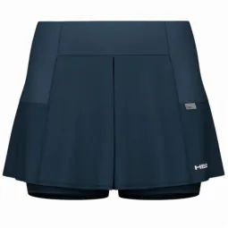 Falda Head Performance Azul Marino Plata