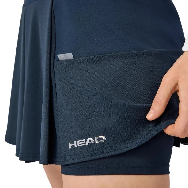 Falda Head Performance Azul Marino Plata