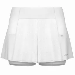 Head Performance Skirt White Silver