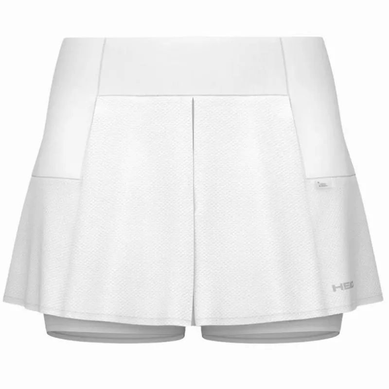 Head Performance Skirt White Silver