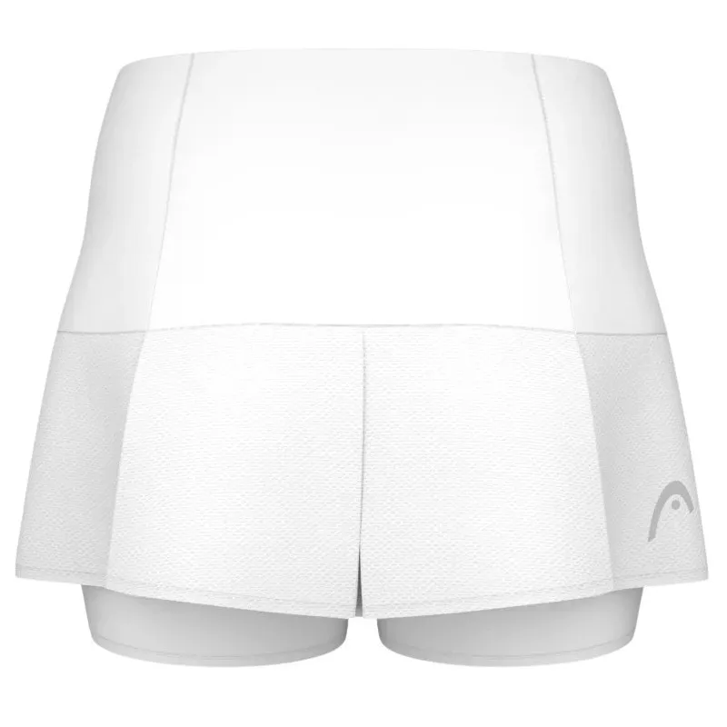 Head Performance Skirt White Silver