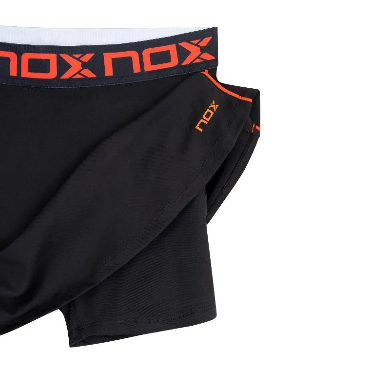 Falda Nox Team Negro Rojo