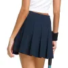 Falda Wilson Classic Pleated Azul Marino