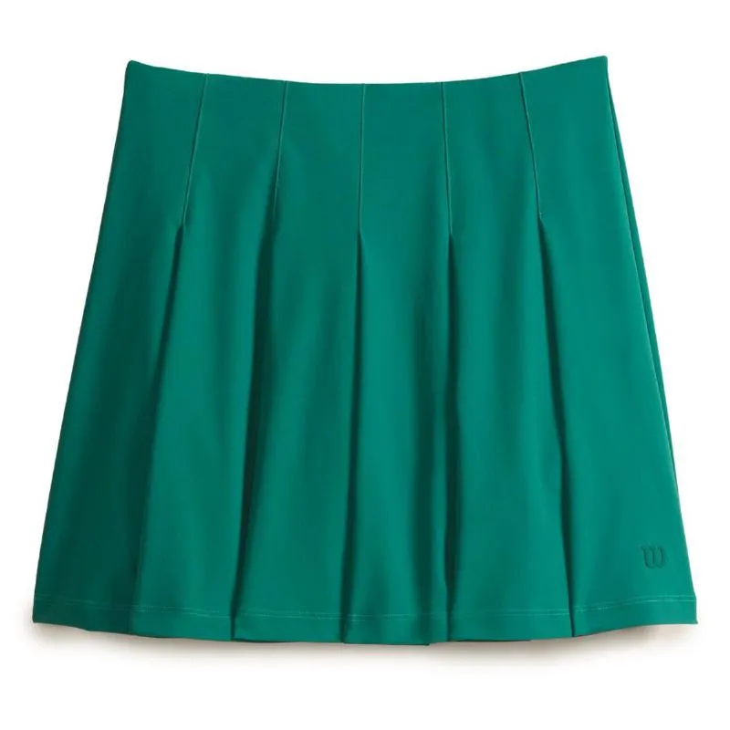 Falda Wilson Classic Pleated Verde