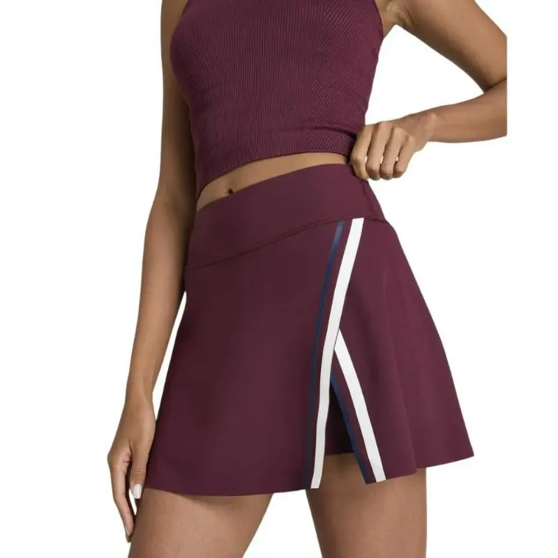 Falda Wilson Slice Granate Azul Marino