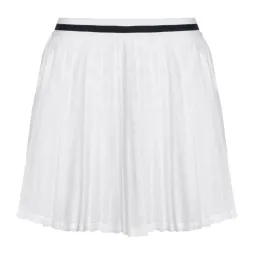 Falda Wilson Team Pleated Blanco