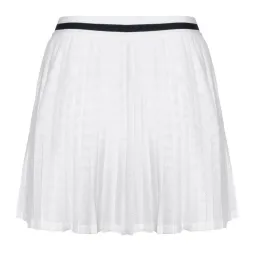 Falda Wilson Team Pleated Blanco