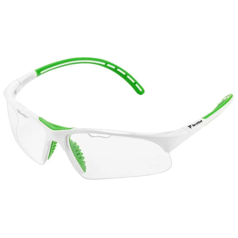 Tecnifibre Squash Glasses White Green