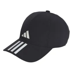 Adidas Aeroready Baseball 3 Band Cap Black White