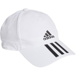 Cap Adidas Baseball Aeroredy 3 Bander WeiÃŸ