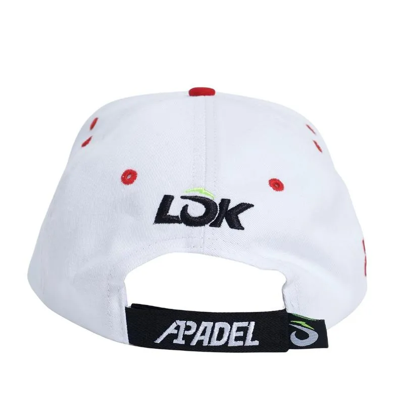 Gorra Lok A1 Padel Beller Blanco