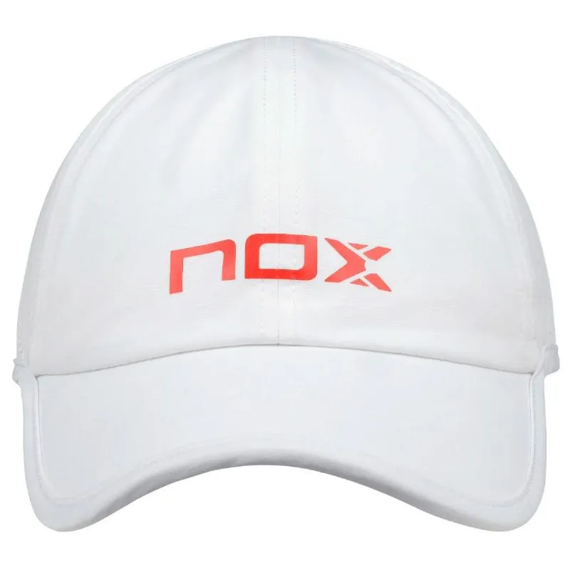 Nox White Red Cap